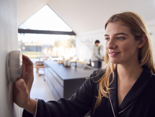 Smart thermostat installation in Lincoln, NE